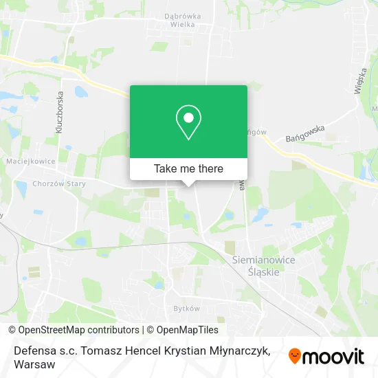 Карта Defensa s.c. Tomasz Hencel Krystian Młynarczyk