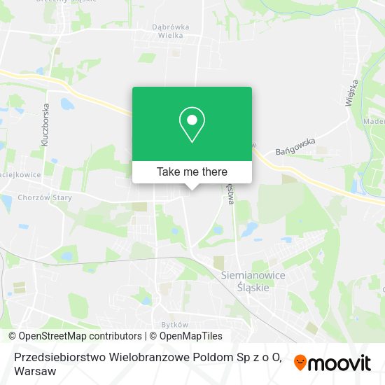 Przedsiebiorstwo Wielobranzowe Poldom Sp z o O map