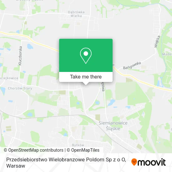 Карта Przedsiebiorstwo Wielobranzowe Poldom Sp z o O