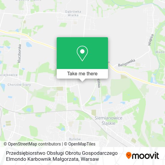 Przedsiębiorstwo Obsługi Obrotu Gospodarczego Elmondo Karbownik Małgorzata map