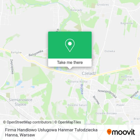 Firma Handlowo Usługowa Hanmar Tułodziecka Hanna map