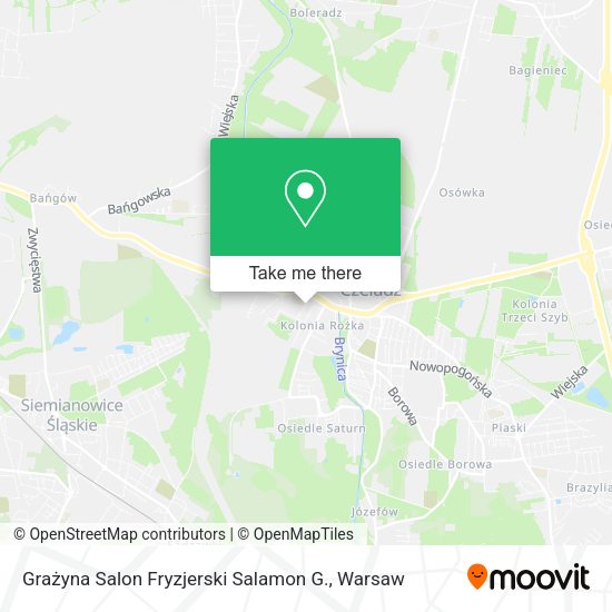 Grażyna Salon Fryzjerski Salamon G. map