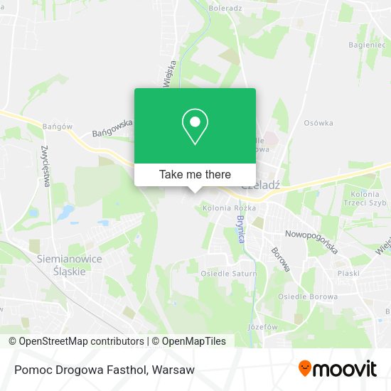 Pomoc Drogowa Fasthol map