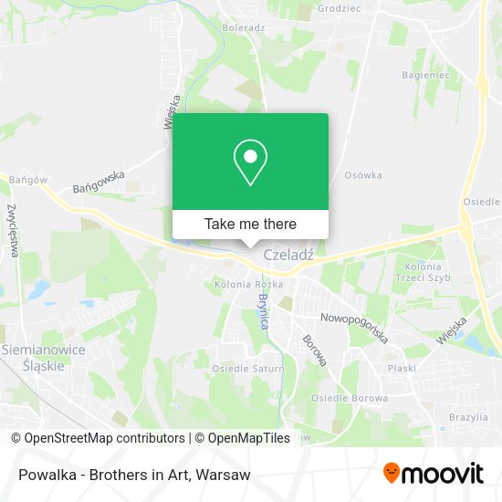 Powalka - Brothers in Art map