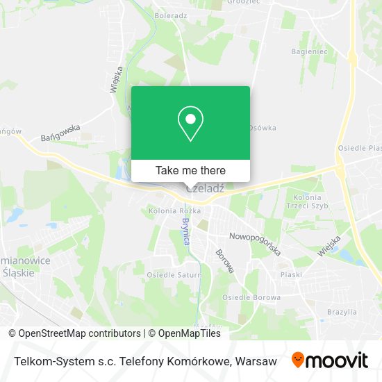 Telkom-System s.c. Telefony Komórkowe map