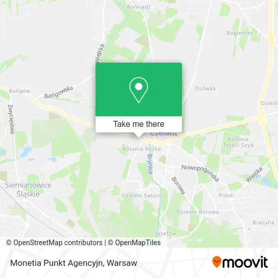 Карта Monetia Punkt Agencyjn