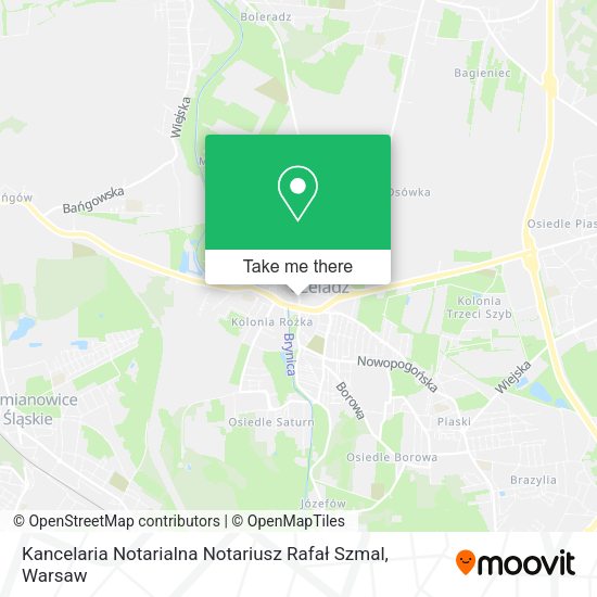 Kancelaria Notarialna Notariusz Rafał Szmal map