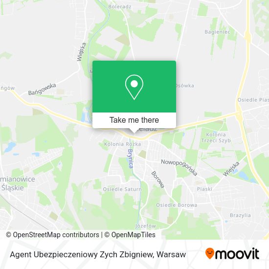 Agent Ubezpieczeniowy Zych Zbigniew map