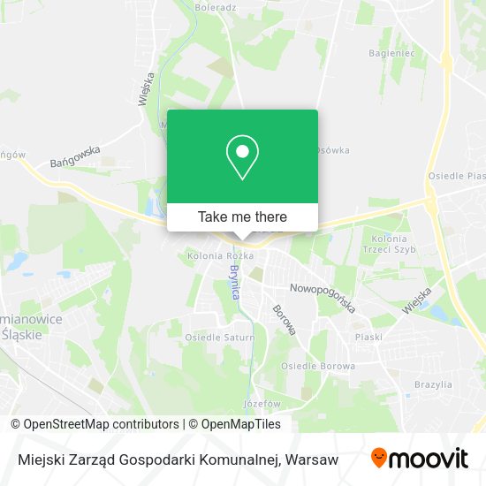 Miejski Zarząd Gospodarki Komunalnej map