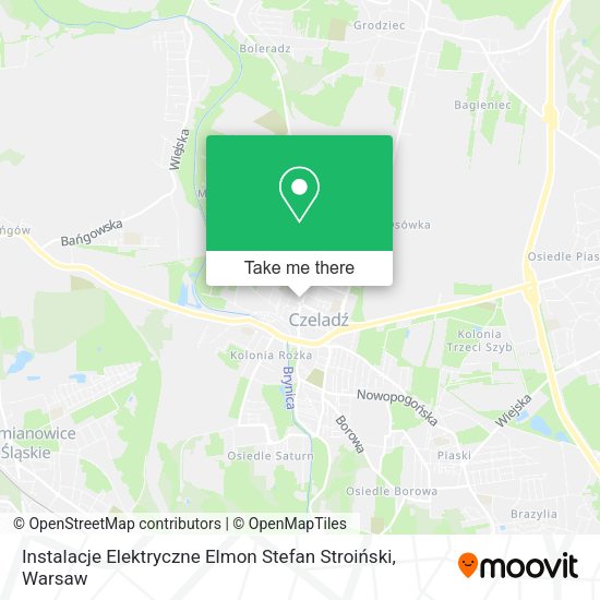 Instalacje Elektryczne Elmon Stefan Stroiński map