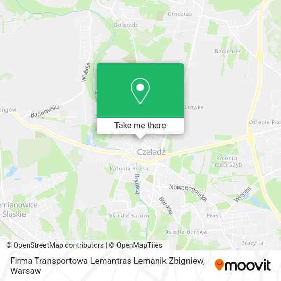 Карта Firma Transportowa Lemantras Lemanik Zbigniew