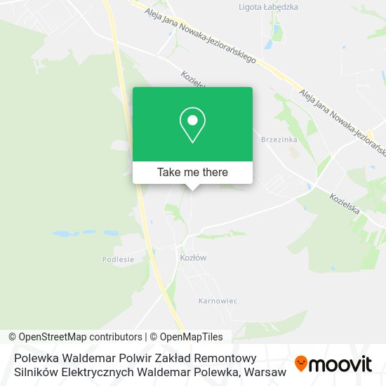 Polewka Waldemar Polwir Zakład Remontowy Silników Elektrycznych Waldemar Polewka map