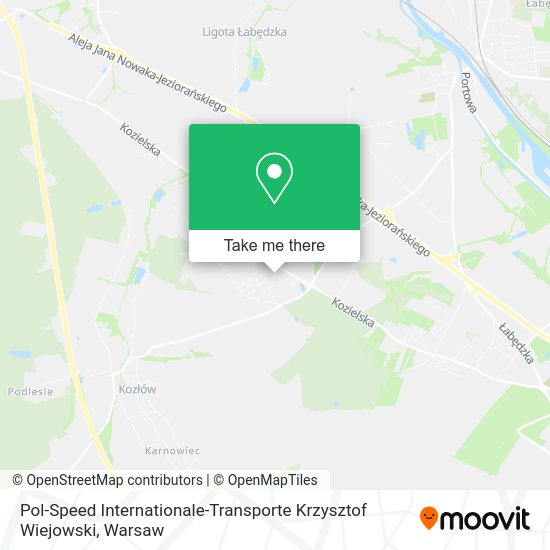 Pol-Speed Internationale-Transporte Krzysztof Wiejowski map