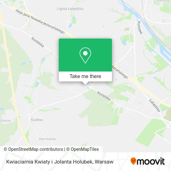 Kwiaciarnia Kwiaty i Jolanta Holubek map