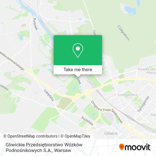 Gliwickie Przedsiębiorstwo Wózków Podnośnikowych S.A. map