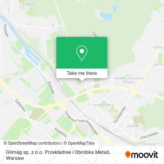 Glimag sp. z o.o. Przekładnie i Obróbka Metali map