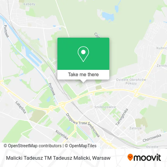 Карта Malicki Tadeusz TM Tadeusz Malicki