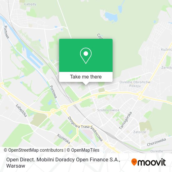 Open Direct. Mobilni Doradcy Open Finance S.A. map