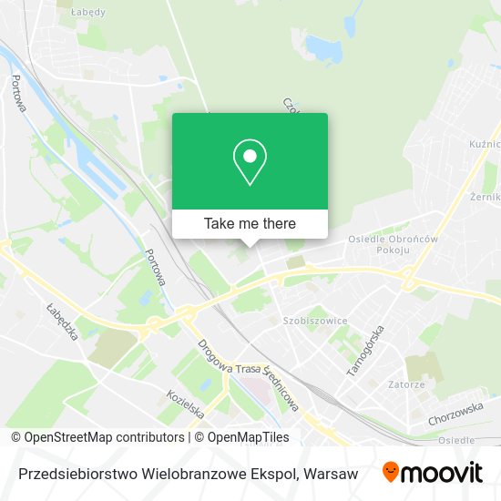 Przedsiebiorstwo Wielobranzowe Ekspol map