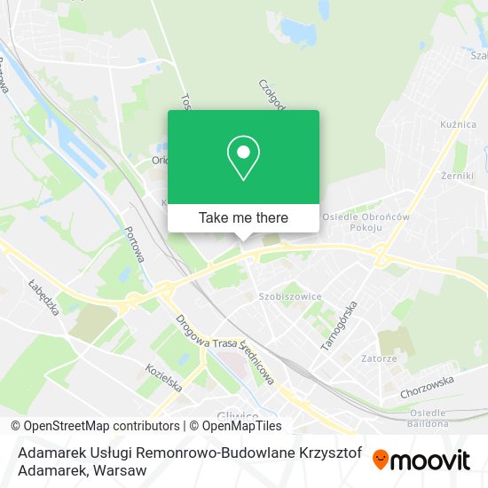 Adamarek Usługi Remonrowo-Budowlane Krzysztof Adamarek map