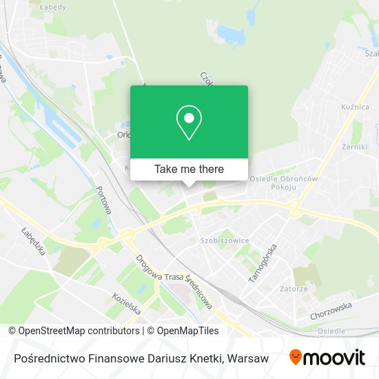 Pośrednictwo Finansowe Dariusz Knetki map