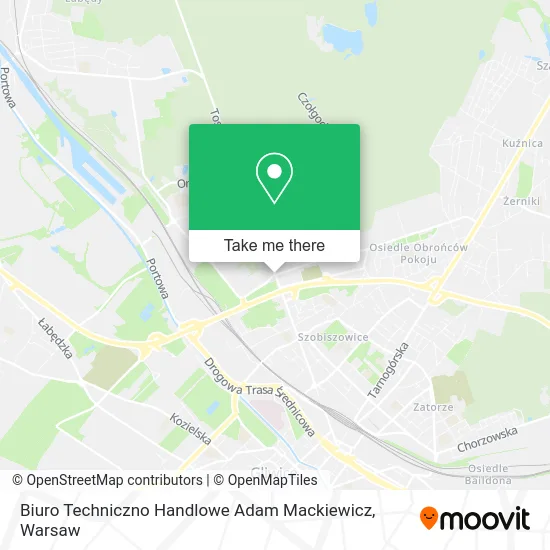 Карта Biuro Techniczno Handlowe Adam Mackiewicz