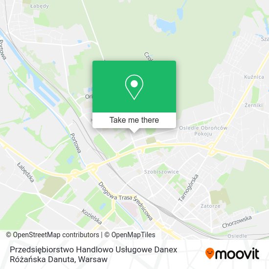 Przedsiębiorstwo Handlowo Usługowe Danex Różańska Danuta map