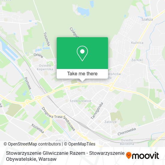 Stowarzyszenie Gliwiczanie Razem - Stowarzyszenie Obywatelskie map