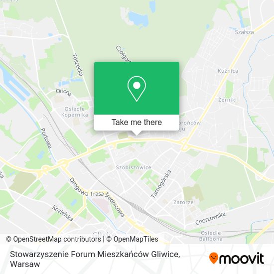 Stowarzyszenie Forum Mieszkańców Gliwice map