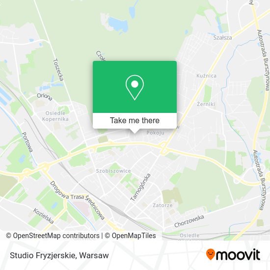 Studio Fryzjerskie map