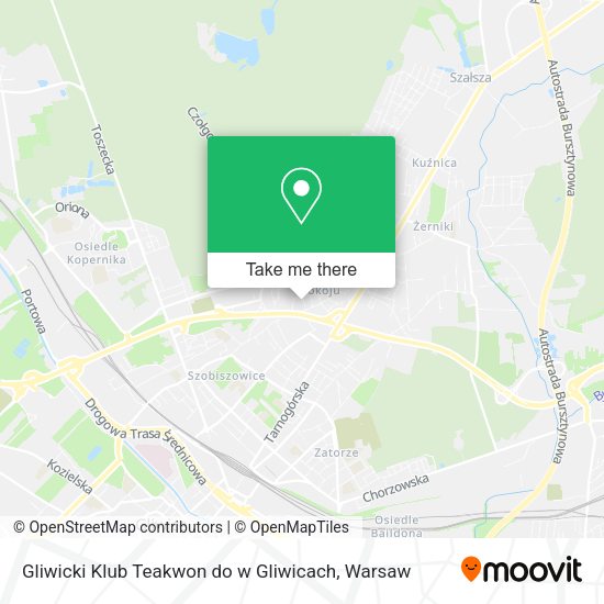 Gliwicki Klub Teakwon do w Gliwicach map