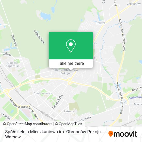 Spółdzielnia Mieszkaniowa im. Obrońców Pokoju map