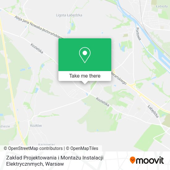 Карта Zakład Projektowania i Montażu Instalacji Elektrycznmych