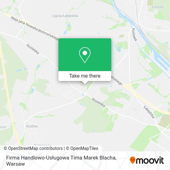 Firma Handlowo-Usługowa Tima Marek Blacha map