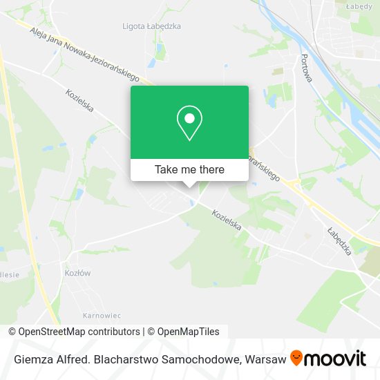 Giemza Alfred. Blacharstwo Samochodowe map