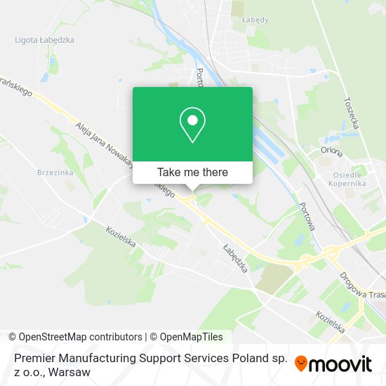 Premier Manufacturing Support Services Poland sp. z o.o. map