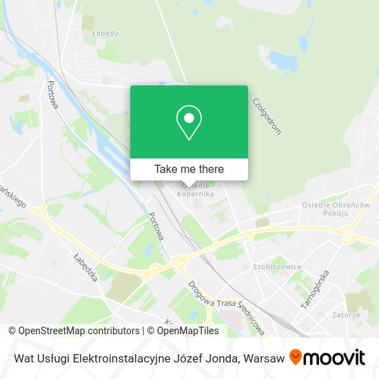 Wat Usługi Elektroinstalacyjne Józef Jonda map