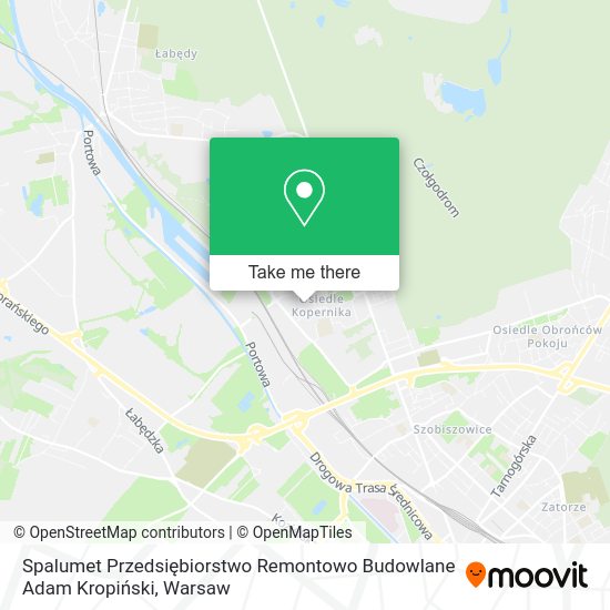 Spalumet Przedsiębiorstwo Remontowo Budowlane Adam Kropiński map