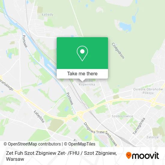 Карта Zet Fuh Szot Zbigniew Zet- /FHU / Szot Zbigniew