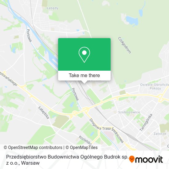 Przedsiębiorstwo Budownictwa Ogólnego Budrok sp. z o.o. map