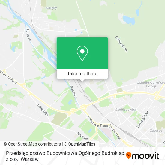 Карта Przedsiębiorstwo Budownictwa Ogólnego Budrok sp. z o.o.