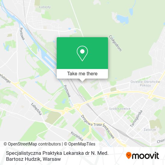 Specjalistyczna Praktyka Lekarska dr N. Med. Bartosz Hudzik map