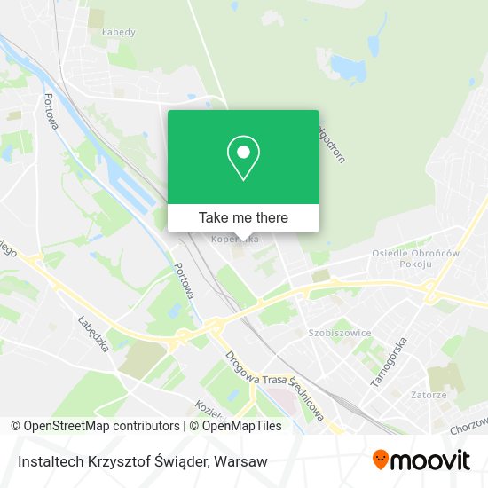 Instaltech Krzysztof Świąder map