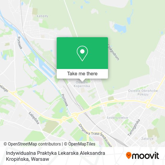 Indywidualna Praktyka Lekarska Aleksandra Kropińska map