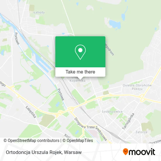 Карта Ortodoncja Urszula Rojek