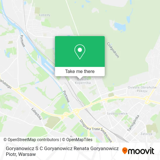 Карта Goryanowicz S C Goryanowicz Renata Goryanowicz Piotr