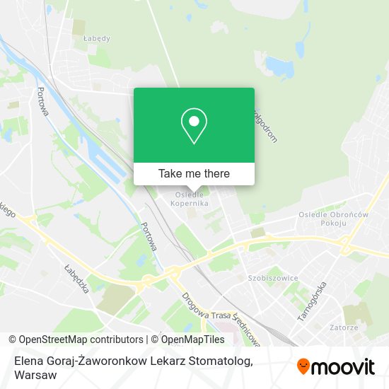 Elena Goraj-Żaworonkow Lekarz Stomatolog map