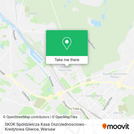 Карта SKOK Spóldzielcza Kasa Oszczednosciowo - Kredytowa Gliwice