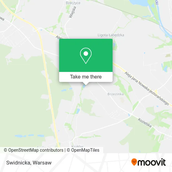 Карта Swidnicka