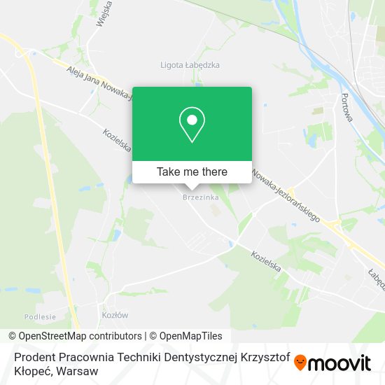 Prodent Pracownia Techniki Dentystycznej Krzysztof Kłopeć map